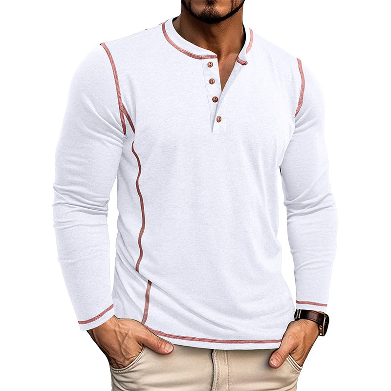Men's Button Collar Top