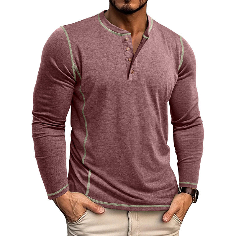Men's Button Collar Top