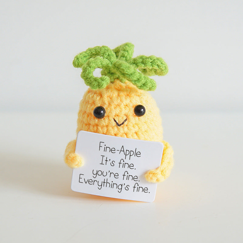Funny Expression Potato Crochet Doll
