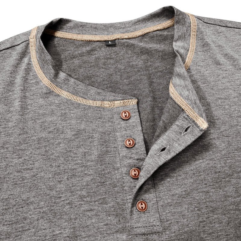 Men's Button Collar Top