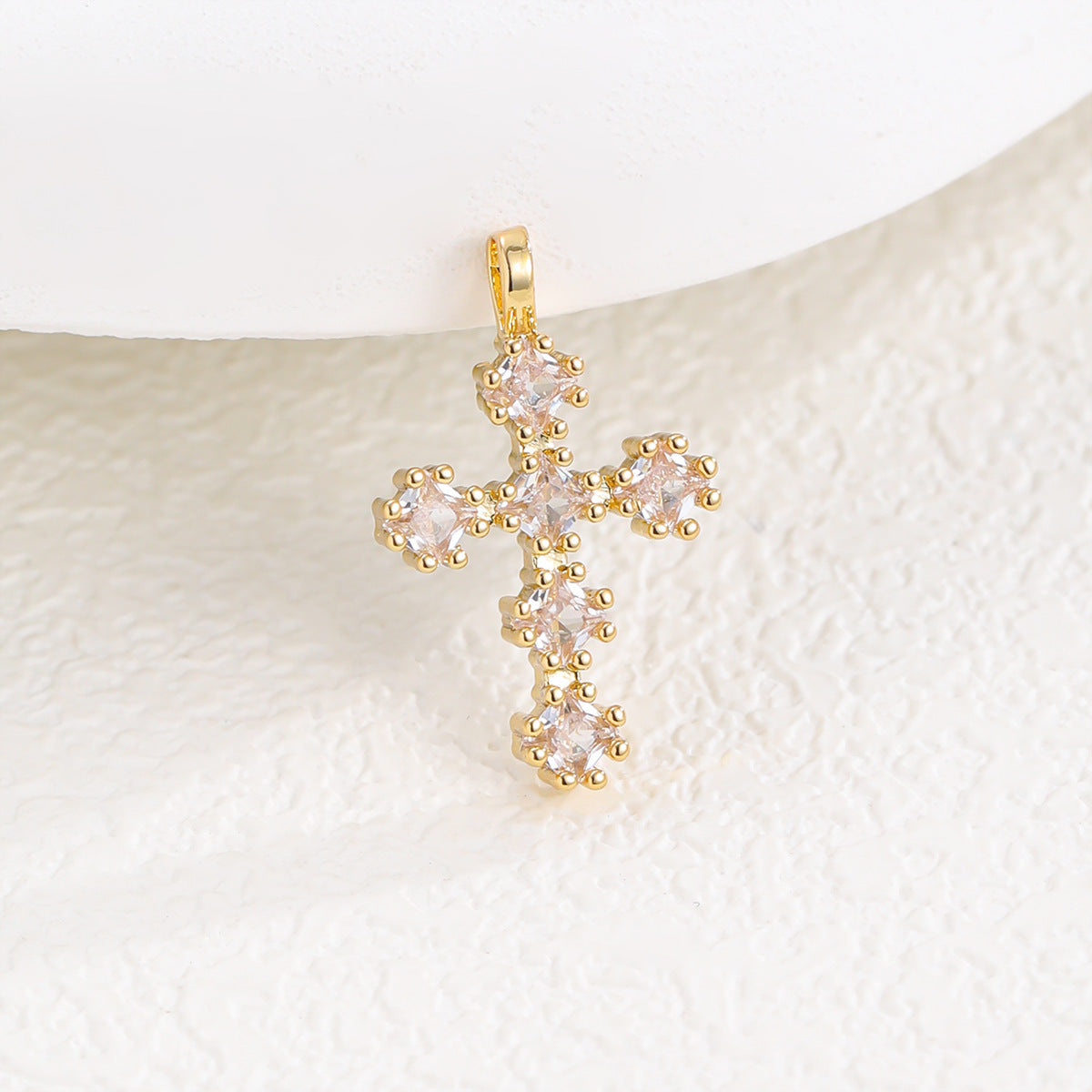 Zircon Cross Necklace