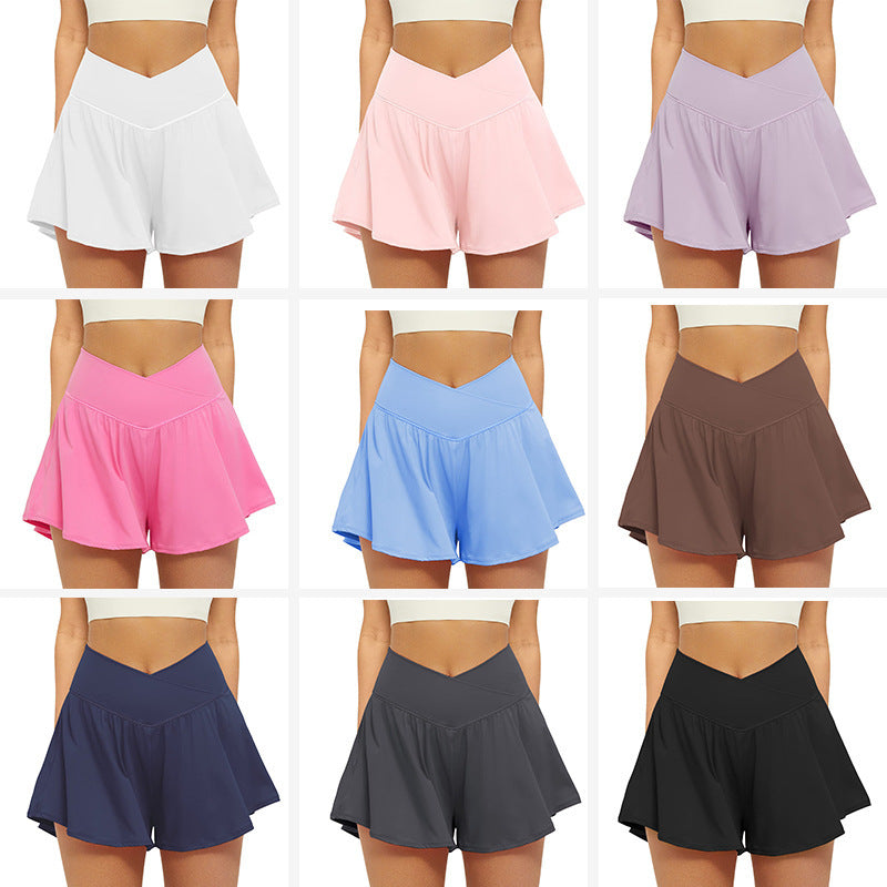 Pocket Faux Two-Piece Shorts