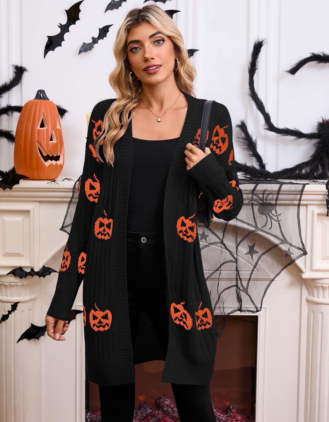 Halloween Knitted Cardigan Jacket
