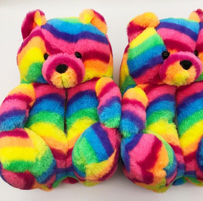 Lady teddy bear slippers - KOC