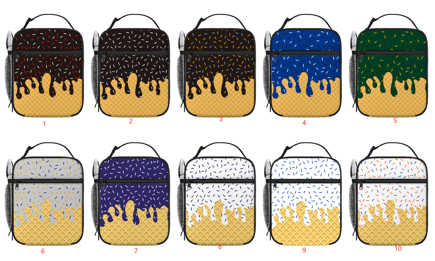 Custom Ice Cream Tote Lunch Bag