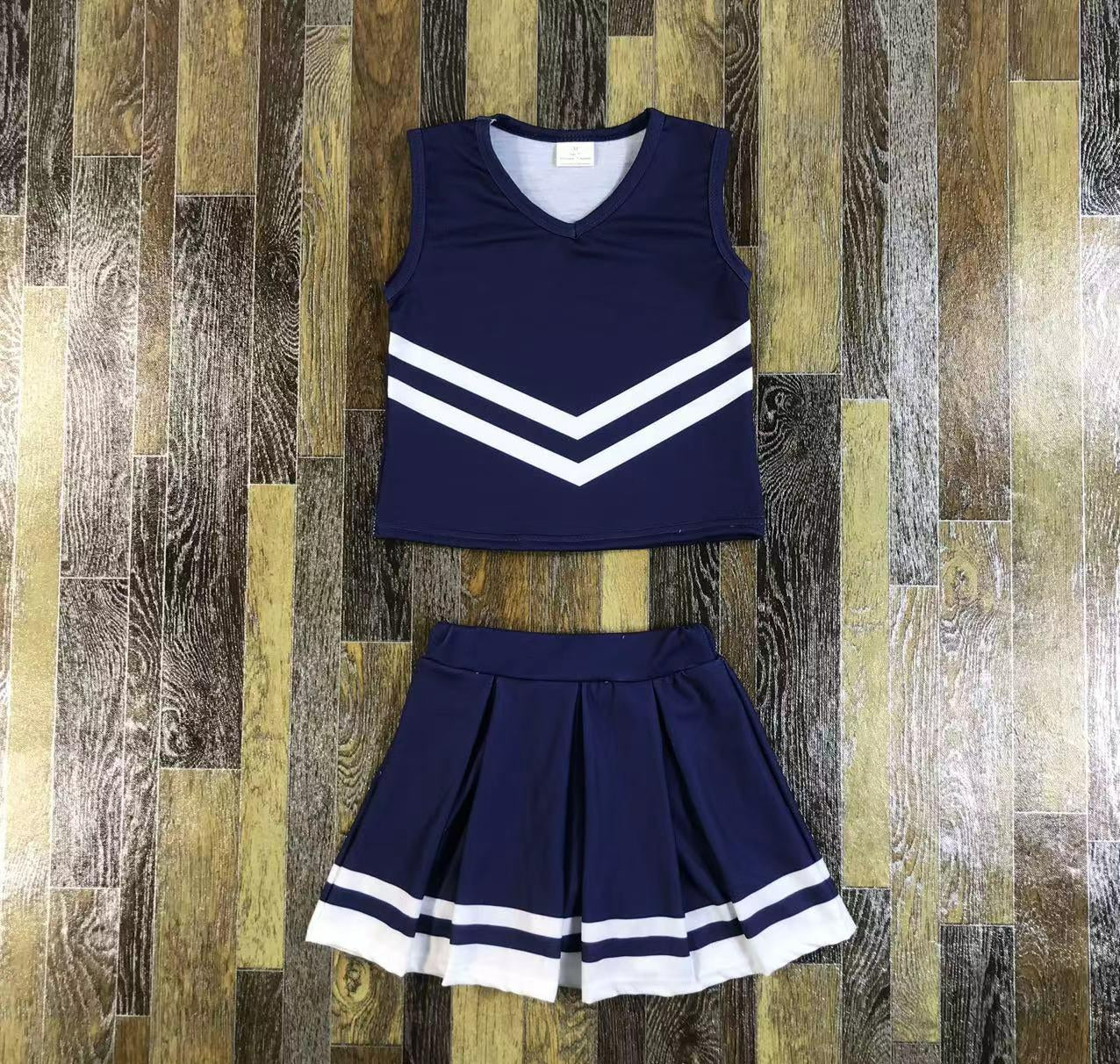 Cheerleading Sleeveless Skirt Set