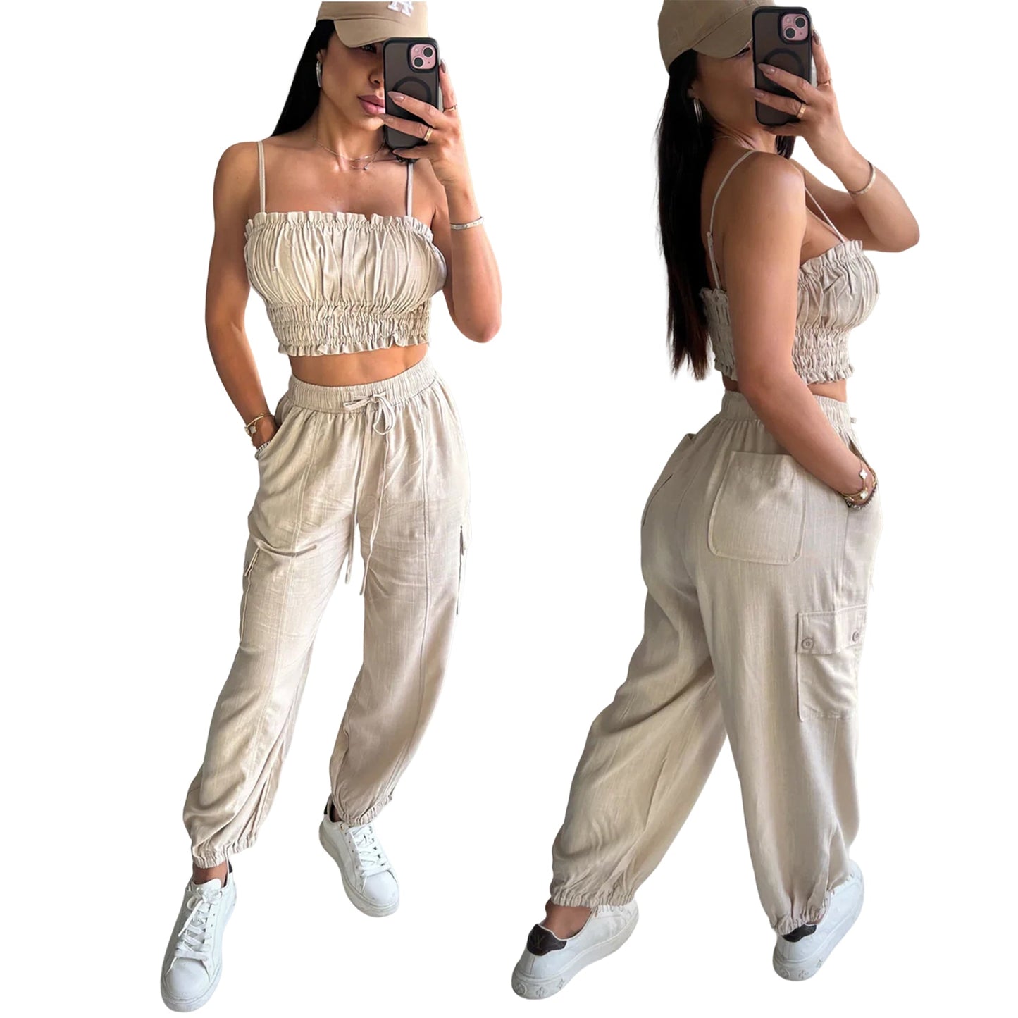 Suspenders + Trousers Hot Girl Suit