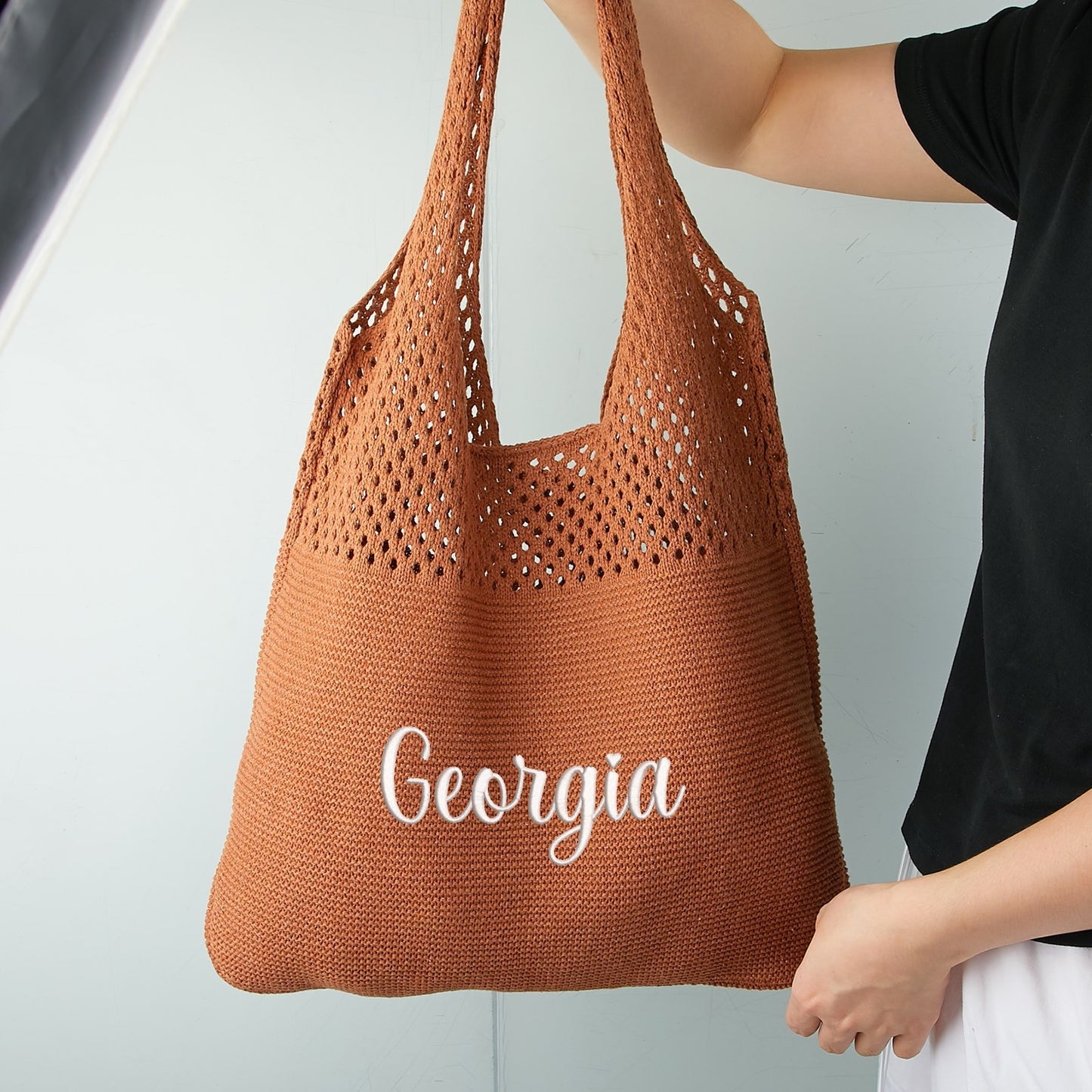 Custom Vintage Knitted Bag