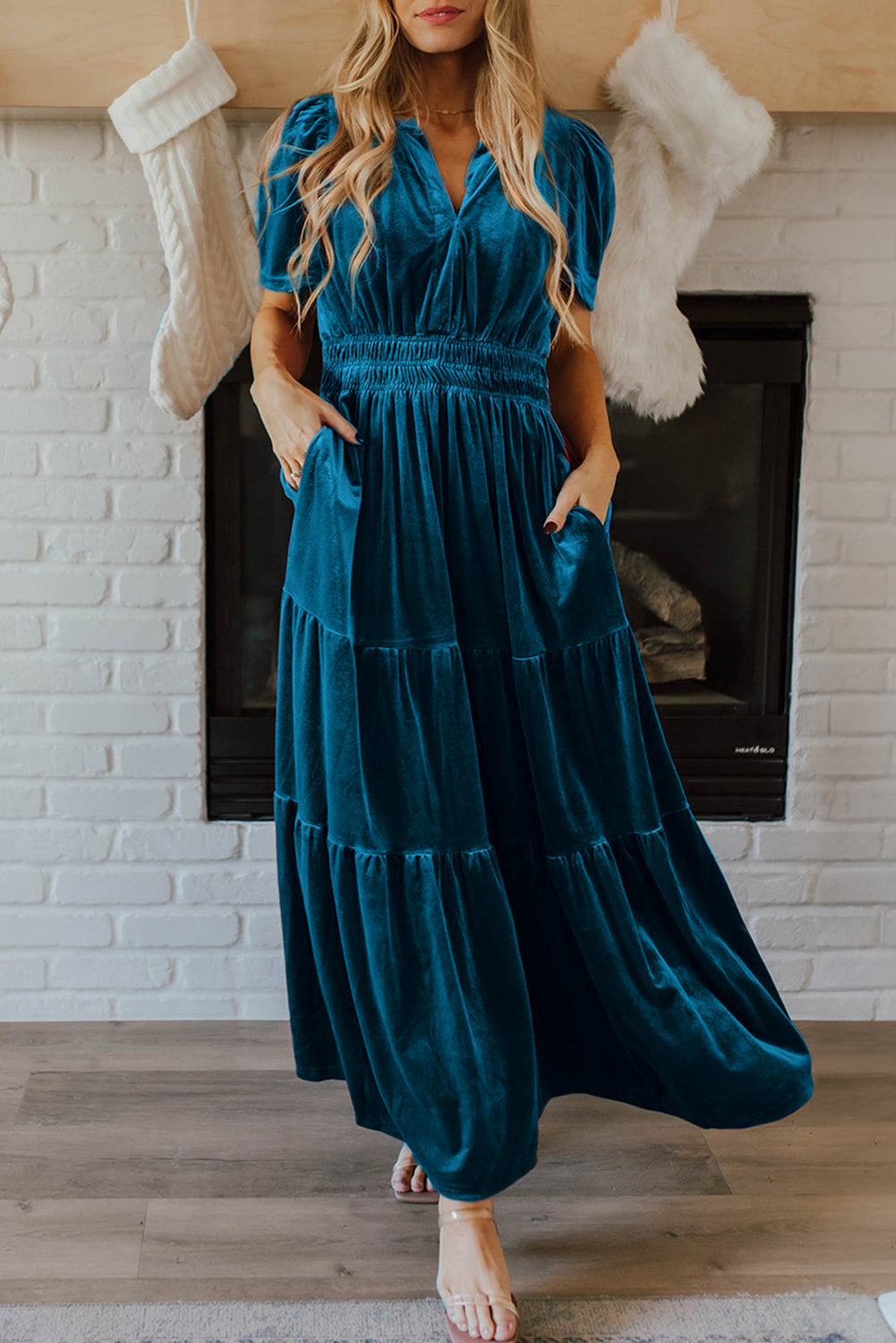 Velvet Maxi Dress