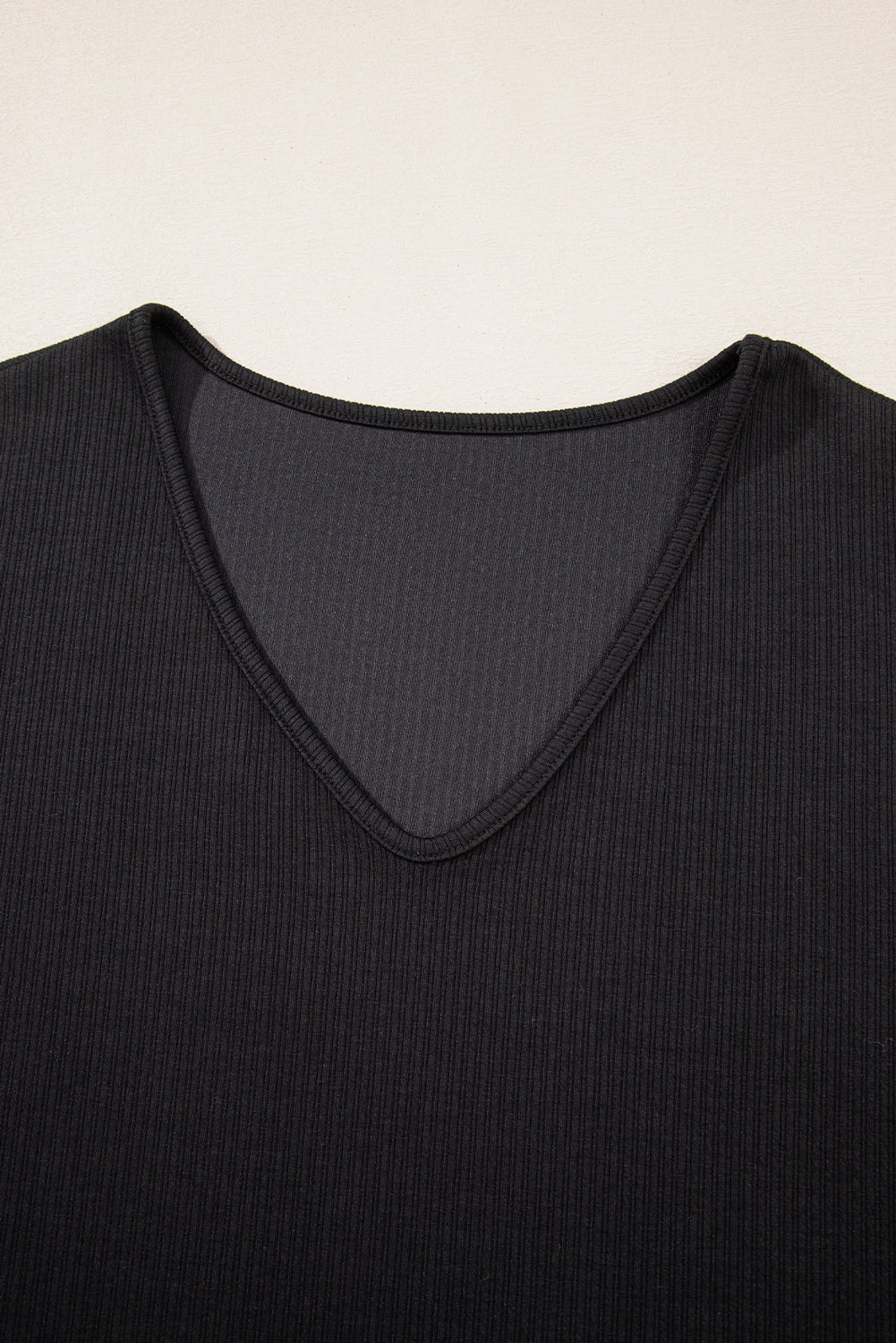 Flower Applique Mesh Long Sleeve V Neck Blouse