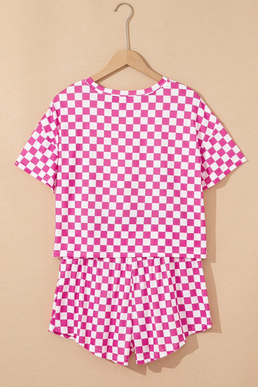 (Preorder 5.1)Checkerboard Tee and Skorts 2 Piece Outfit