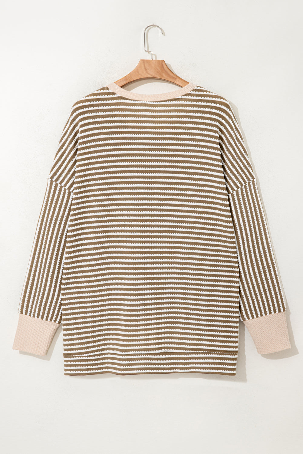 Textured Dolman Sleeve High Low Plus Size Top