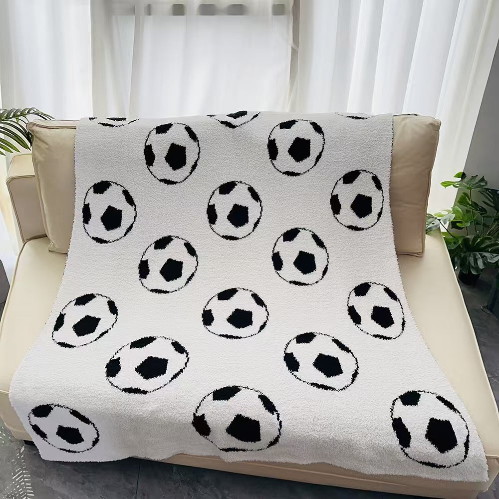 Half-Fleece Ball Blanket
