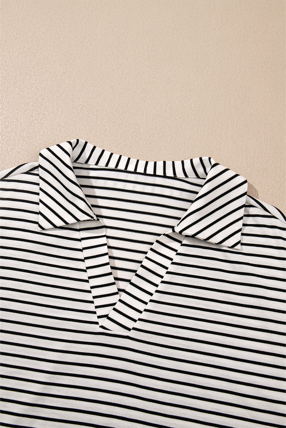 V Neck Tee and Casual Short Set