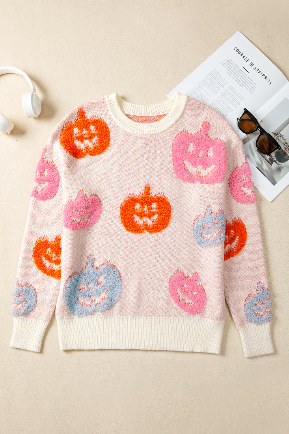Halloween Cute Pumpkin Pattern Sweater