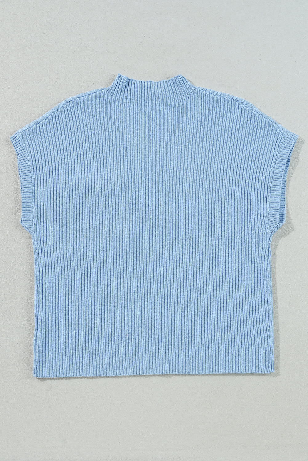 Pocket Ribbed Knit Sweater