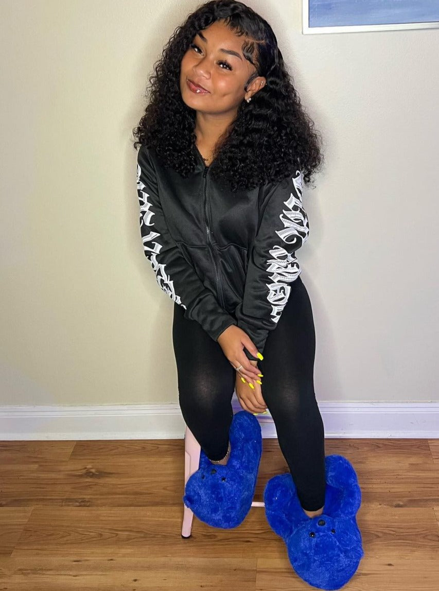 Lady teddy bear slippers - KOC