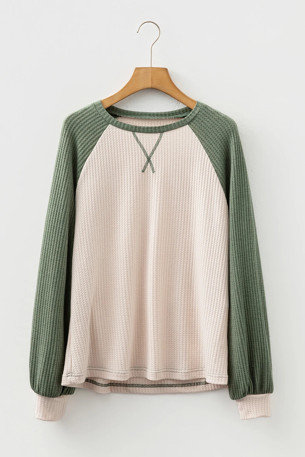 Block Raglan Sleeve Top