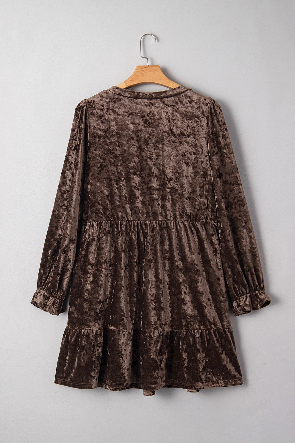 Babydoll Mini Dress with Puff Sleeve