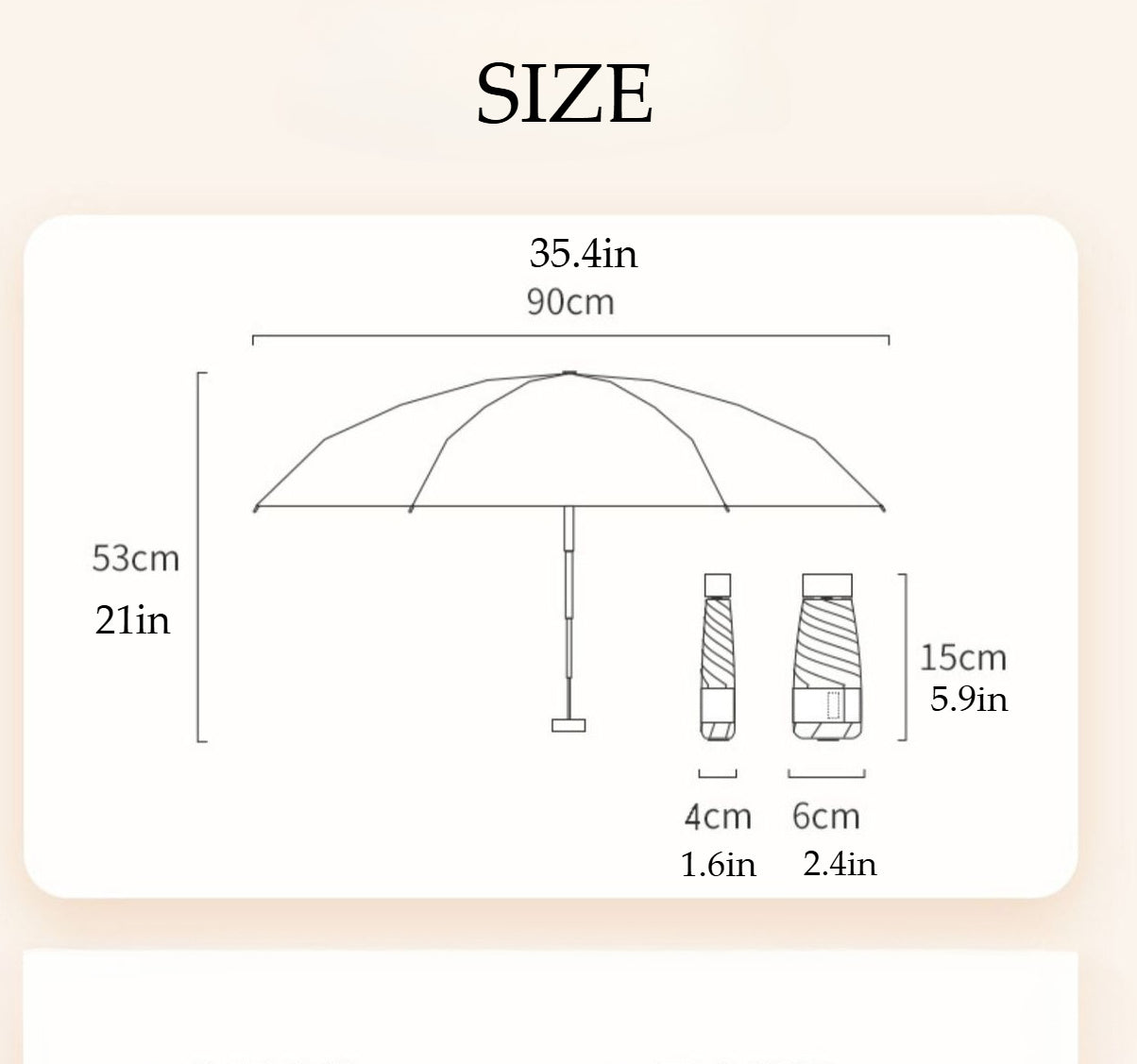 Rainy Day Capsule Umbrella
