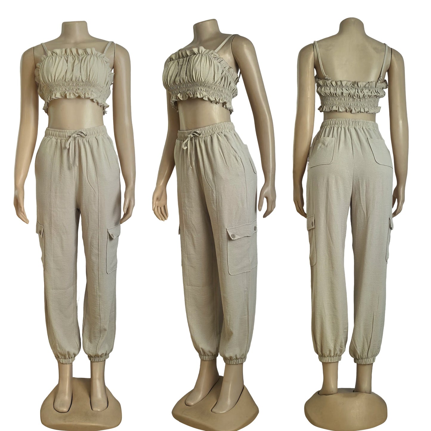 Suspenders + Trousers Hot Girl Suit
