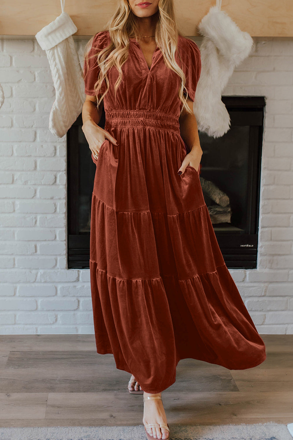 Velvet Maxi Dress