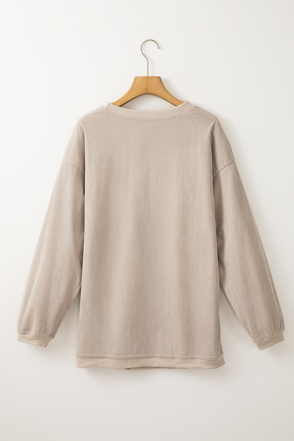 Western Cowgirl Graphic Corduroy Baggy Sweatshirt