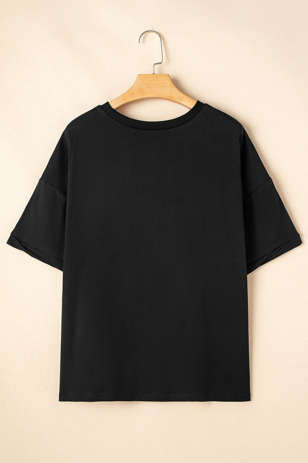 Sequin Jack-o-lantern Pattern Halloween Casual Tee
