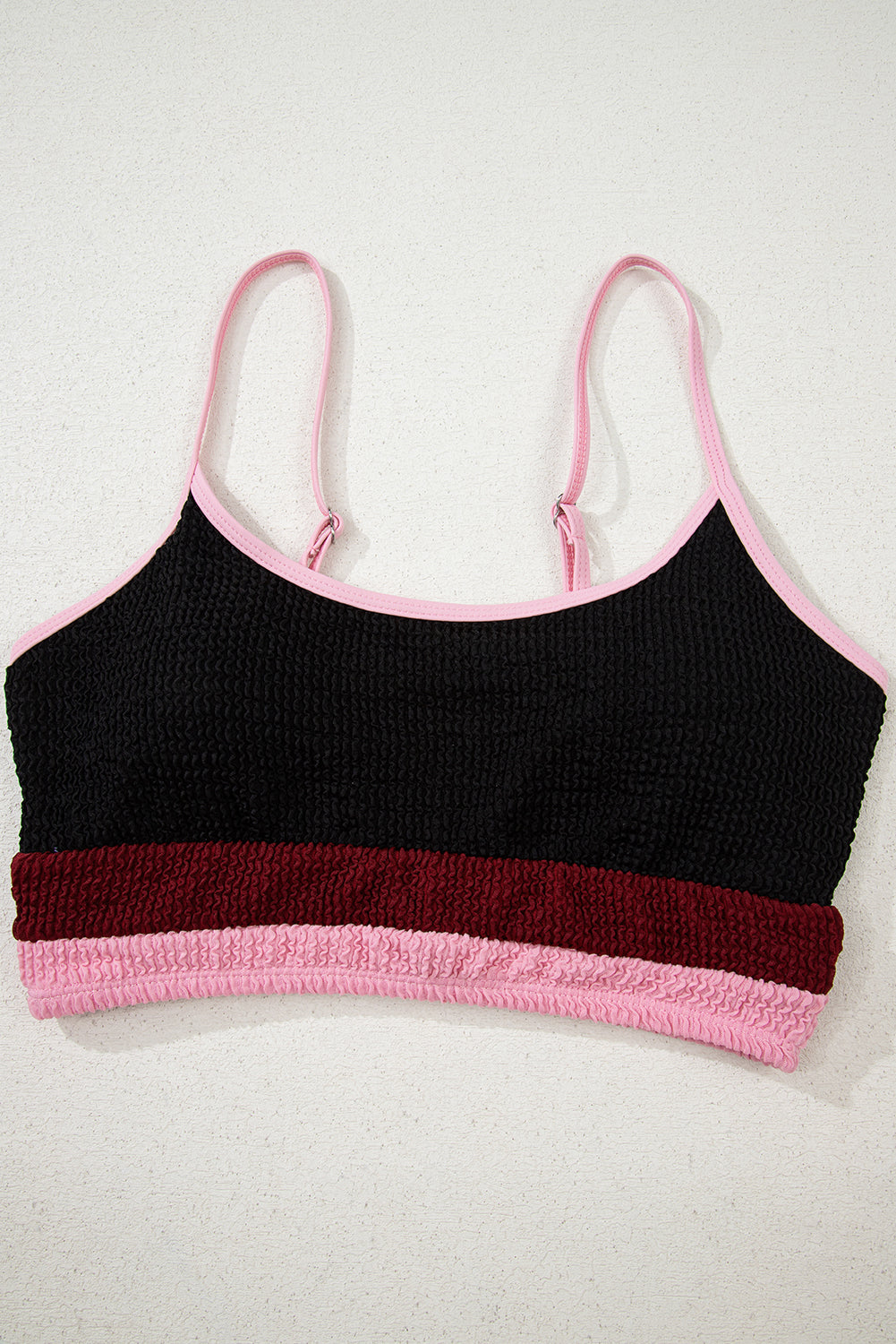 Color Block High Waisted Sexy Bikini Set