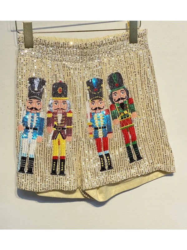 Nutcracker Queen Sequin Shorts