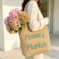 Personalized Straw Beach Bag