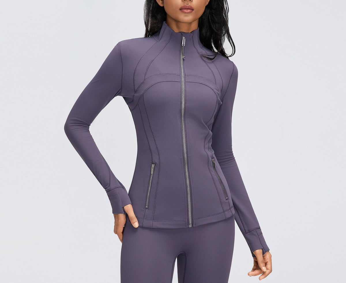 Define Jacket with Silver Zipper
