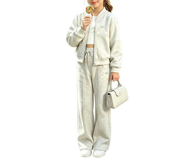 Kid's Zip-Up Jacket & Pants Set