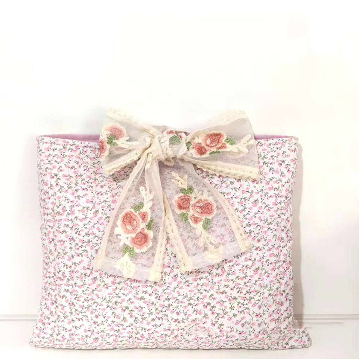 Walk By Faith Bible Cover Bow-tie Drawstring Bag