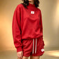 High-neck Top and Shorts Set