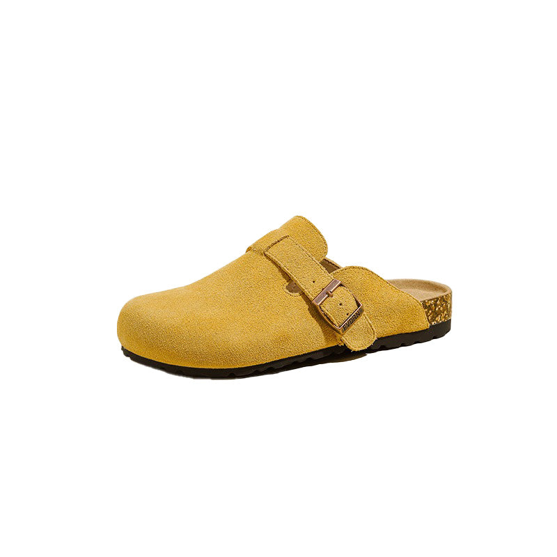 Classic Suede Cork Mules