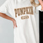 PUMPKIN SPICE Leopard Graphic Tunic T Shirt