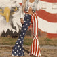 Flag Parent-child Flared Jeans