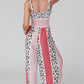 Pink Leopard High Waist Jumpsuit