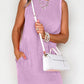 Mineral Wash Tank Mini Dress with Pockets
