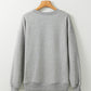 Sequin Baseball Game Day Graphic Casual Sweatshirt