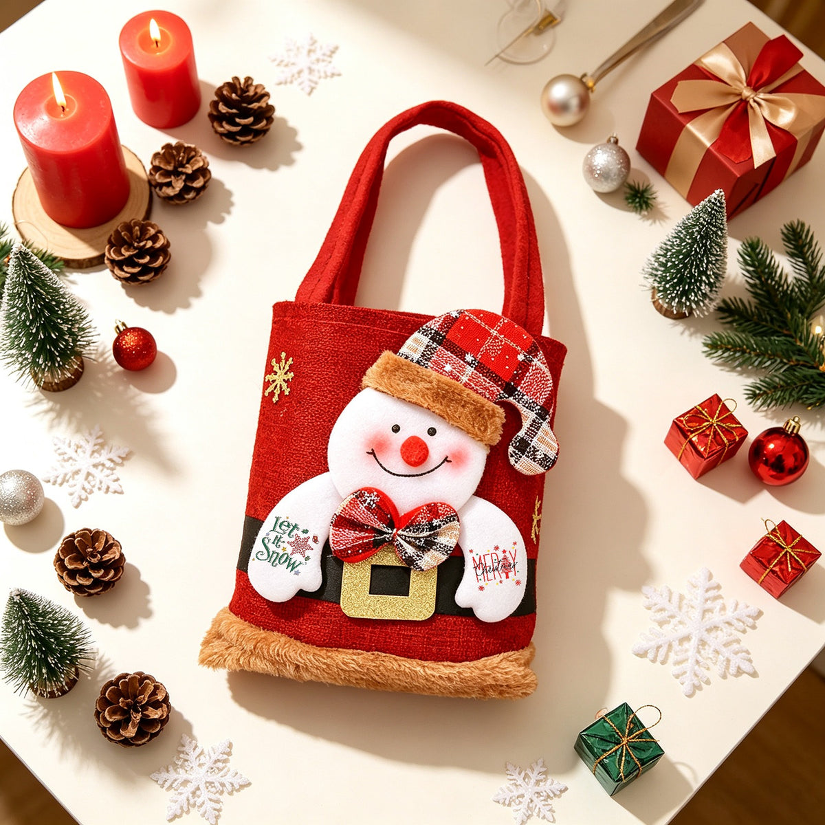 Custom Christmas Gift Tote Bags