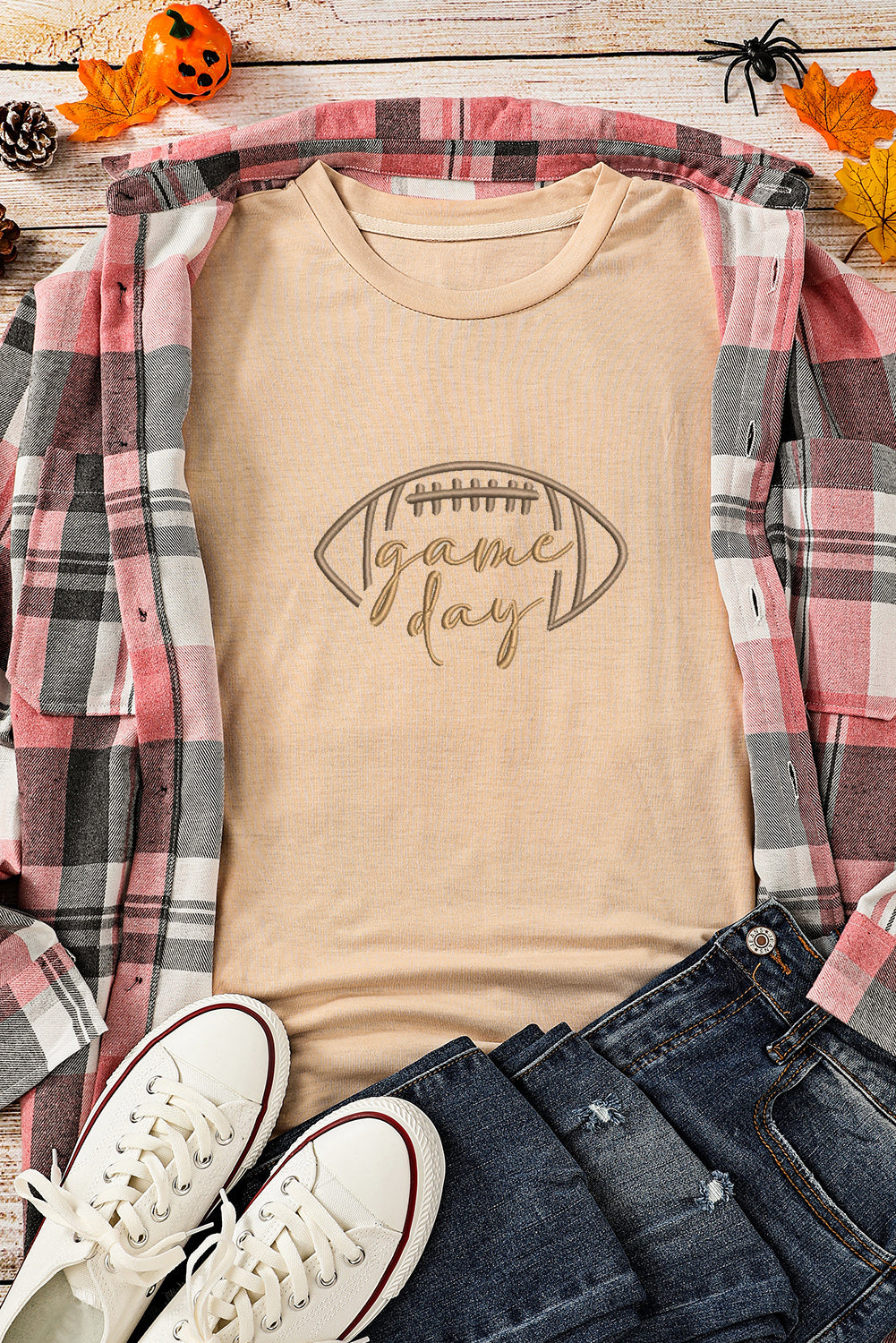 game day Rugby Embroidered Graphic T Shirt