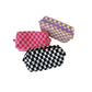 Checkerboard Knit Cosmetic Bag