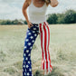 Flag Parent-child Flared Jeans