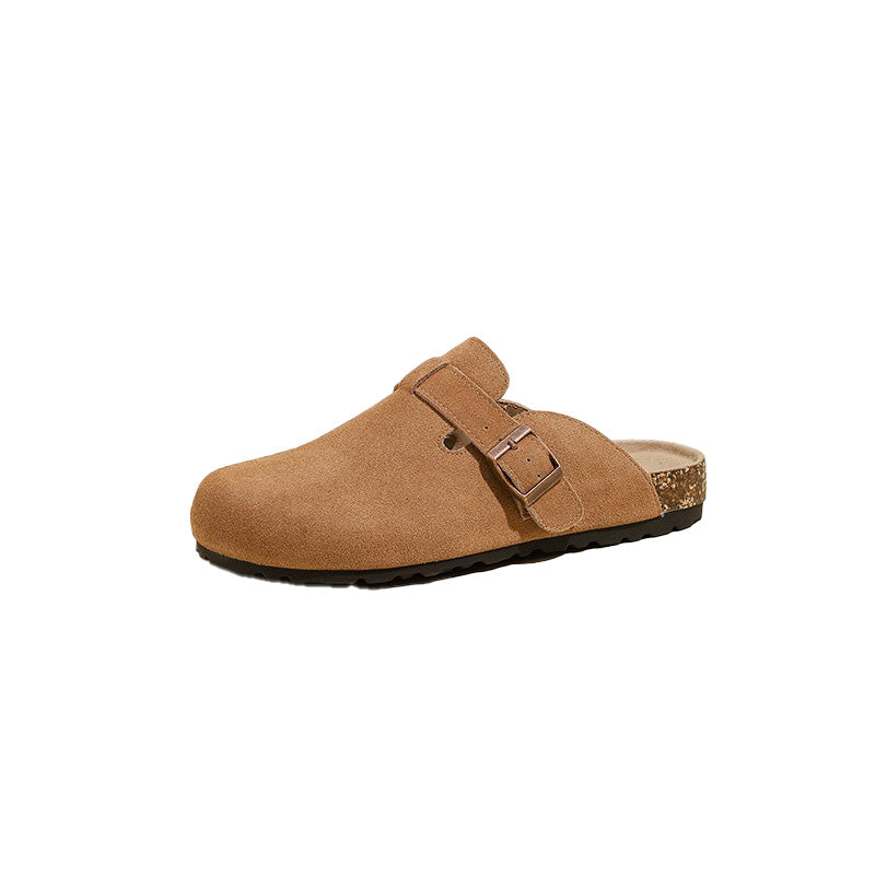 Classic Suede Cork Mules