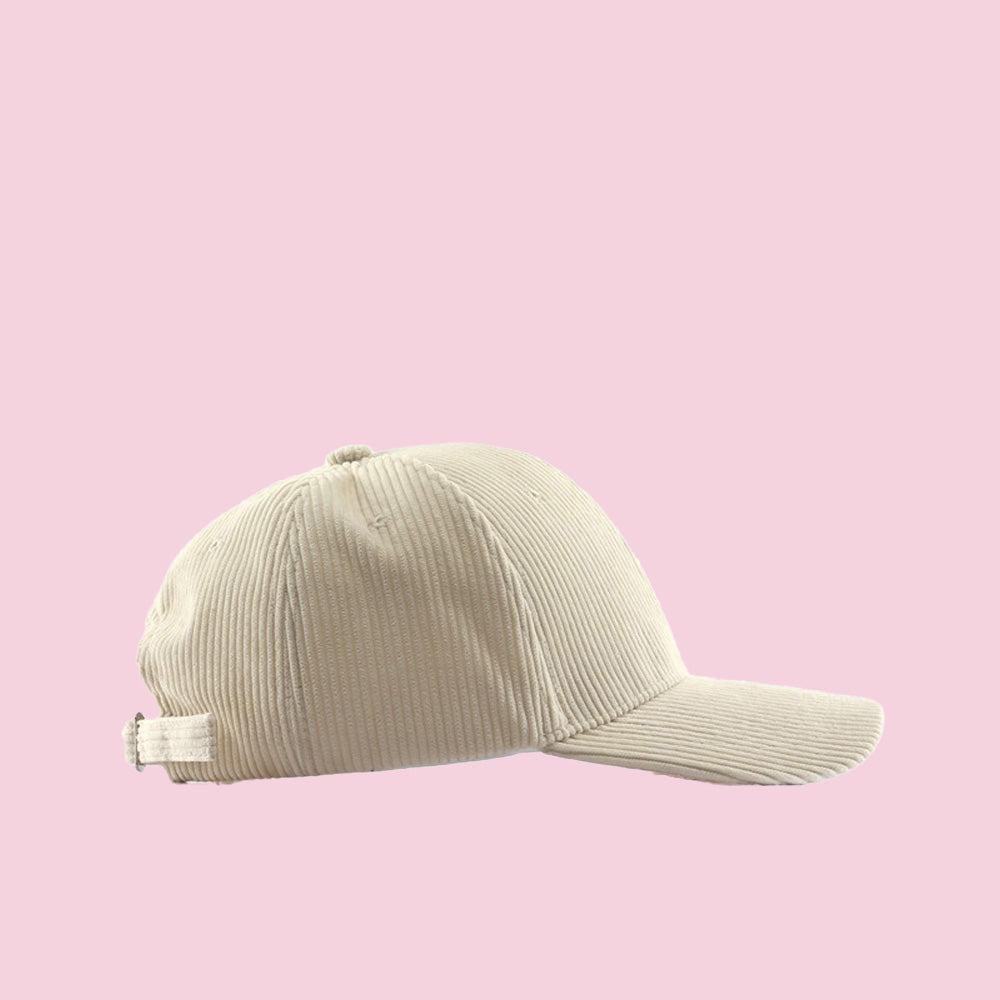 Custom Embroidered Corduroy Baseball Cap