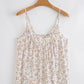 Boho Floral Spaghetti Straps Tank Top