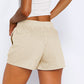 Summer Linen Casual Striped Shorts