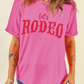 Lets Rodeo Crew Neck Graphic Tee